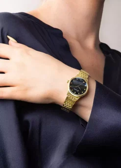 Accurist Ladies Dress Gold Stainless Steel Bracelet 28mm Watch -Enchanted Styles Accurist Ladies Dress Gold Stainless Steel Bracelet 28mm Watch67W401FRSC W01