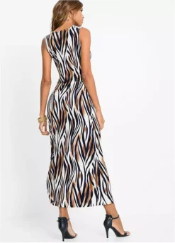 Animal Print Dress -Enchanted Styles Animal Print Dress911652FRSP W01