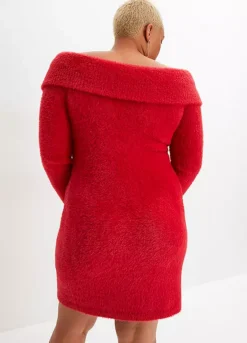 Bardot Knitted Dress -Enchanted Styles Bardot Knitted Dress929448FRSB W01