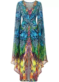 Bell Sleeve Maxi Dress -Enchanted Styles Bell Sleeve Maxi Dress928732FRSC