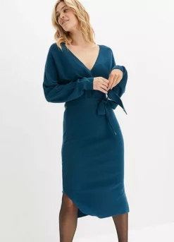 Belted Knitted Dress -Enchanted Styles Belted Knitted Dress955178FRSP