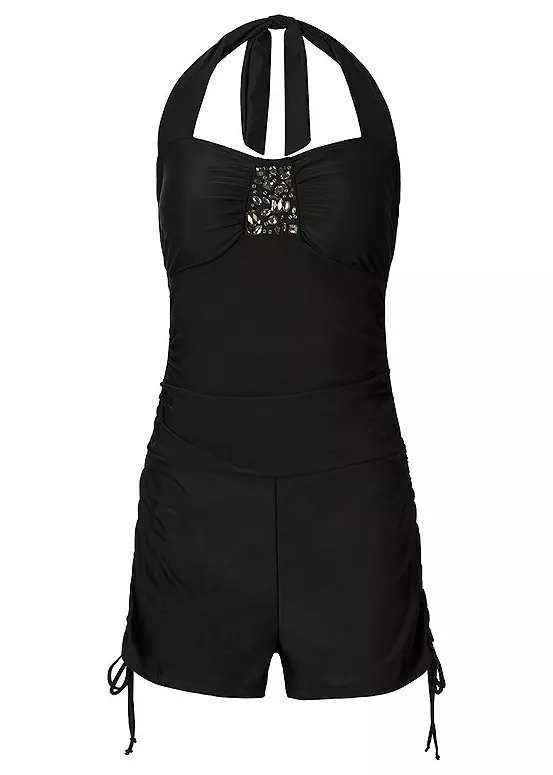 Brooch Detail Swim Dress 5 Brooch Detail Swim Dress - Image 3