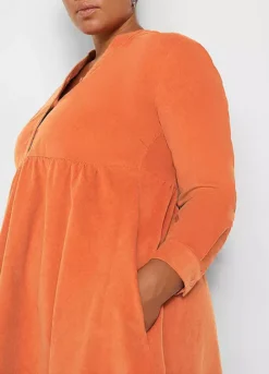 Button Cord Dress -Enchanted Styles Button Cord Dress962149FRSB W02