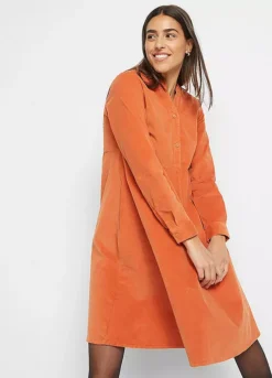 Button Cord Dress -Enchanted Styles Button Cord Dress962149FRSP