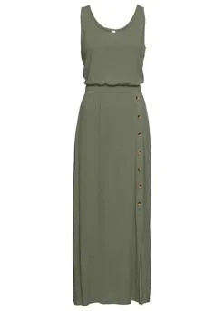Button Midi Dress -Enchanted Styles Button Midi Dress935365FRSC