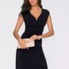 Cap Sleeve Wrap Dress -Enchanted Styles Cap Sleeve Wrap Dress960823FRSP