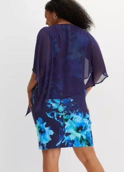 Chiffon Cape Dress -Enchanted Styles Chiffon Cape Dress905435FRSB W01