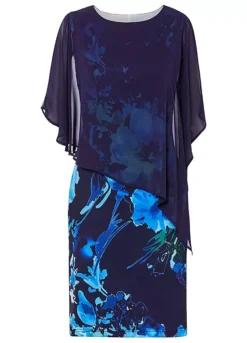 Chiffon Cape Dress -Enchanted Styles Chiffon Cape Dress905435FRSC