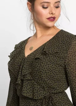 Chiffon Tea Dress -Enchanted Styles Chiffon Tea Dress952646FRSB W02