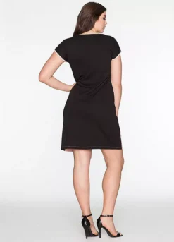 Colour Block Shift Dress -Enchanted Styles Colour Block Shift Dress911749FRSB W01