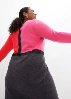 Colourblock Knitted Dress -Enchanted Styles Colourblock Knitted Dress978200FRSB W02