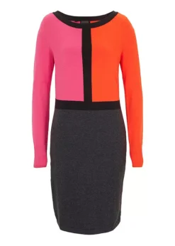 Colourblock Knitted Dress -Enchanted Styles Colourblock Knitted Dress978200FRSC