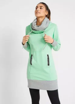 Contrasting Detail Sweater Dress -Enchanted Styles Contrasting Detail Sweater Dress904054FRSP