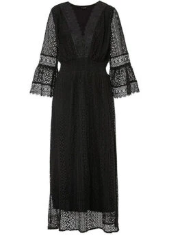 Crochet Lace Maxi Dress -Enchanted Styles Crochet Lace Maxi Dress962972FRSC