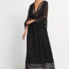 Crochet Lace Maxi Dress -Enchanted Styles Crochet Lace Maxi Dress962972FRSP