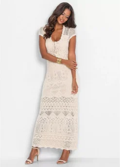 Crochet Maxi Dress -Enchanted Styles Crochet Maxi Dress953663FRSP W02