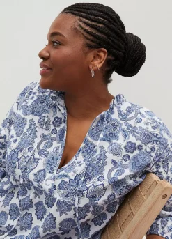 Crushed Cotton Midi Dress -Enchanted Styles Crushed Cotton Midi Dress927271FRSB W02