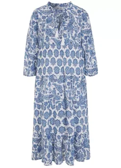 Crushed Cotton Midi Dress -Enchanted Styles Crushed Cotton Midi Dress927271FRSC