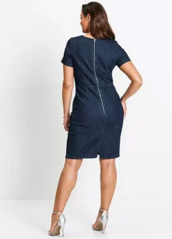 Denim Dress -Enchanted Styles Denim Dress952119FRSB W01