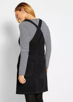 Denim Pinafore Dress -Enchanted Styles Denim Pinafore Dress953747FRSP W01