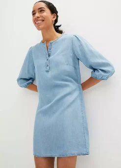Denim Tunic Dress -Enchanted Styles Denim Tunic Dress952657FRSP
