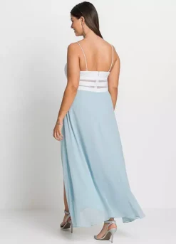 Dipped Hem Bridesmaid Dress -Enchanted Styles Dipped Hem Bridesmaid Dress974522FRSB W01