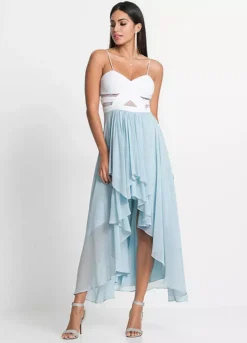 Dipped Hem Bridesmaid Dress -Enchanted Styles Dipped Hem Bridesmaid Dress974522FRSP