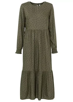 Dot Print Midi Dress -Enchanted Styles Dot Print Midi Dress950073FRSC