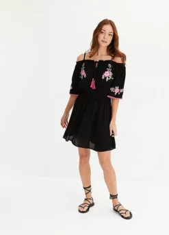 Embroidered Boho Dress -Enchanted Styles Embroidered Boho Dress915752FRSP W01