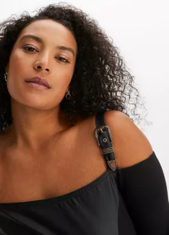 Faux Leather Party Shift Dress -Enchanted Styles Faux Leather Party Shift Dress910790FRSB W02