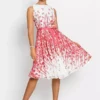 Floral Lace Skater Dress -Enchanted Styles Floral Lace Skater Dress913069FRSP