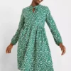 Floral Print Cotton Dress -Enchanted Styles Floral Print Cotton Dress960149FRSP