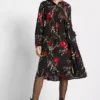 Floral Print Dress -Enchanted Styles Floral Print Dress970487FRSP