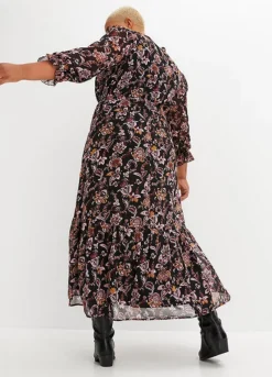 Floral Print Midi Dress -Enchanted Styles Floral Print Midi Dress912498FRSB W01