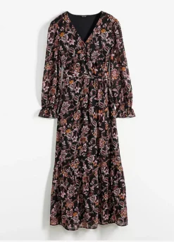 Floral Print Midi Dress -Enchanted Styles Floral Print Midi Dress912498FRSC