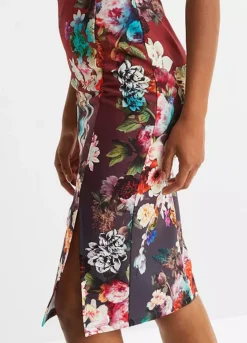 Floral Print One Shoulder Dress -Enchanted Styles Floral Print One Shoulder Dress941166FRSP W03