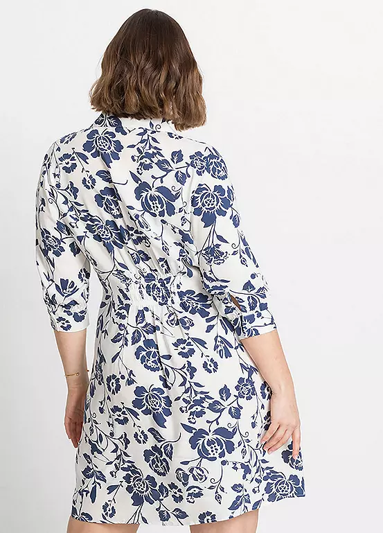 Floral Print Shirt Dress 7 Floral Print Shirt Dress - Image 5