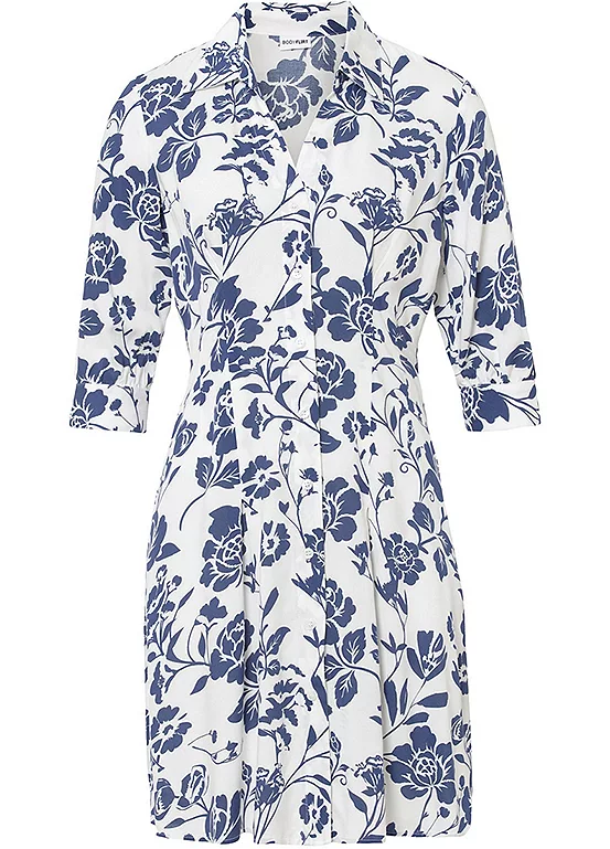Floral Print Shirt Dress 5 Floral Print Shirt Dress - Image 3