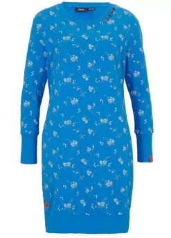 Floral Print Sweatshirt Dress -Enchanted Styles Floral Print Sweatshirt Dress929485FRSC