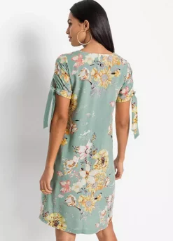 Floral Print Tunic Dress -Enchanted Styles Floral Print Tunic Dress978503FRSP W01