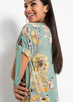 Floral Print Tunic Dress -Enchanted Styles Floral Print Tunic Dress978503FRSP W02
