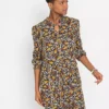 Floral Shirt Dress -Enchanted Styles Floral Shirt Dress947002FRSP