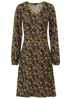 Floral Skater Dress -Enchanted Styles Floral Skater Dress911872FRSC
