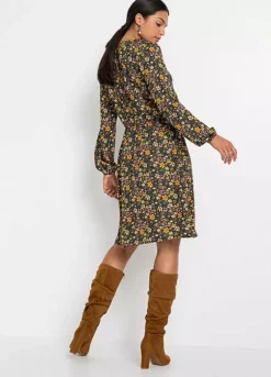 Floral Skater Dress -Enchanted Styles Floral Skater Dress911872FRSP W01