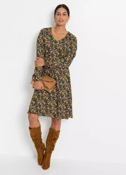 Floral Skater Dress -Enchanted Styles Floral Skater Dress911872FRSP W02