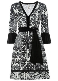 Flounced Dress -Enchanted Styles Flounced Dress962217FRSC