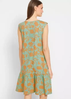 Flounced Floral Sun Dress -Enchanted Styles Flounced Floral Sun Dress964255FRSP W01