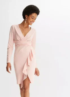 Flounced Wrap Dress -Enchanted Styles Flounced Wrap Dress904138FRSP