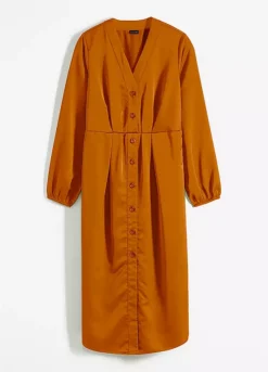 Glossy Shirt Dress -Enchanted Styles Glossy Shirt Dress923654FRSC