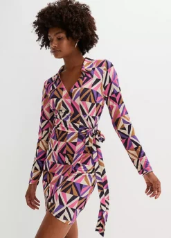 Graphic Print Mini Dress -Enchanted Styles Graphic Print Mini Dress923412FRSP